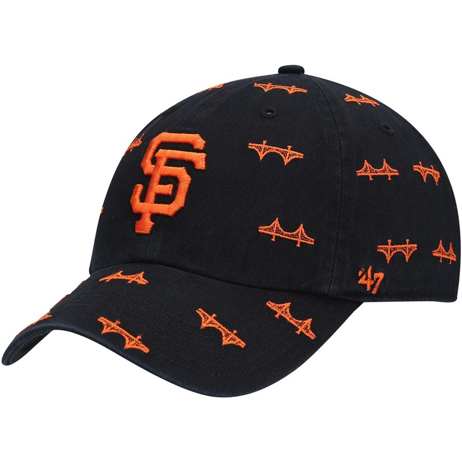San Francisco Giants '47 Women's Confetti Clean Up Adjustable Hat - Black