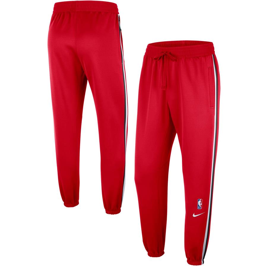 Chicago Bulls Nike 75th Anniversary Showtime On Court Performance Pants - Red