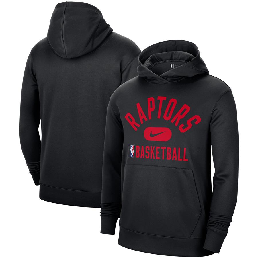 Toronto Raptors Nike 2021-2022 Spotlight On Court Performance Practice Pullover Hoodie - Black