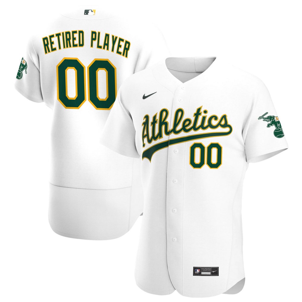 Oakland Athletics Nike Home Pick-A-Player Retired Roster Authentic Jersey - White