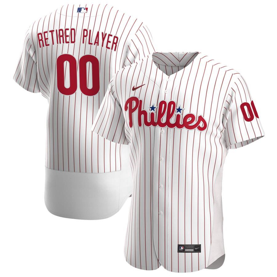 Philadelphia Phillies Nike Home Pick-A-Player Retired Roster Authentic Jersey - White