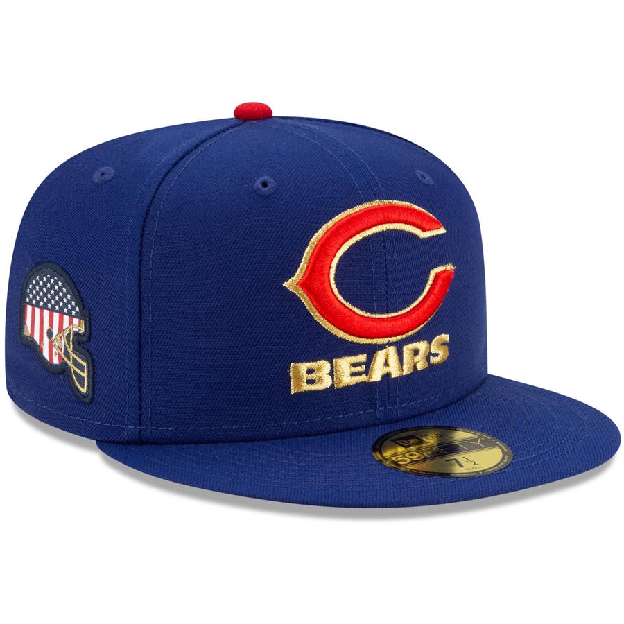 Chicago Bears New Era Americana 59FIFTY Fitted Hat - Blue