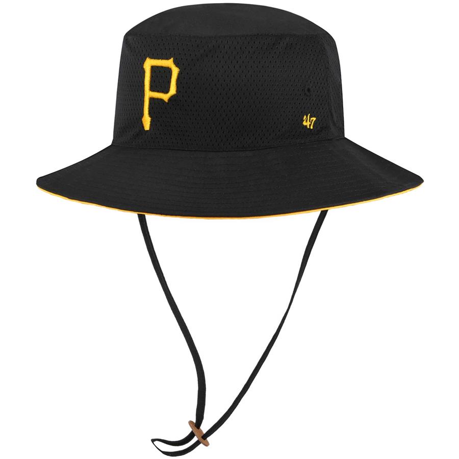 Pittsburgh Pirates '47 Panama Pail Bucket Hat - Black