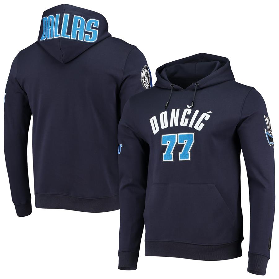 Luka Doncic Dallas Mavericks Pro Standard Player Pullover Hoodie - Navy