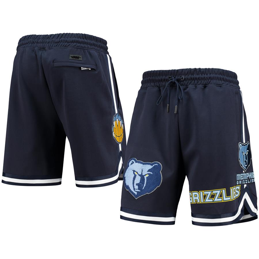 Memphis Grizzlies Pro Standard Chenille Shorts - Navy