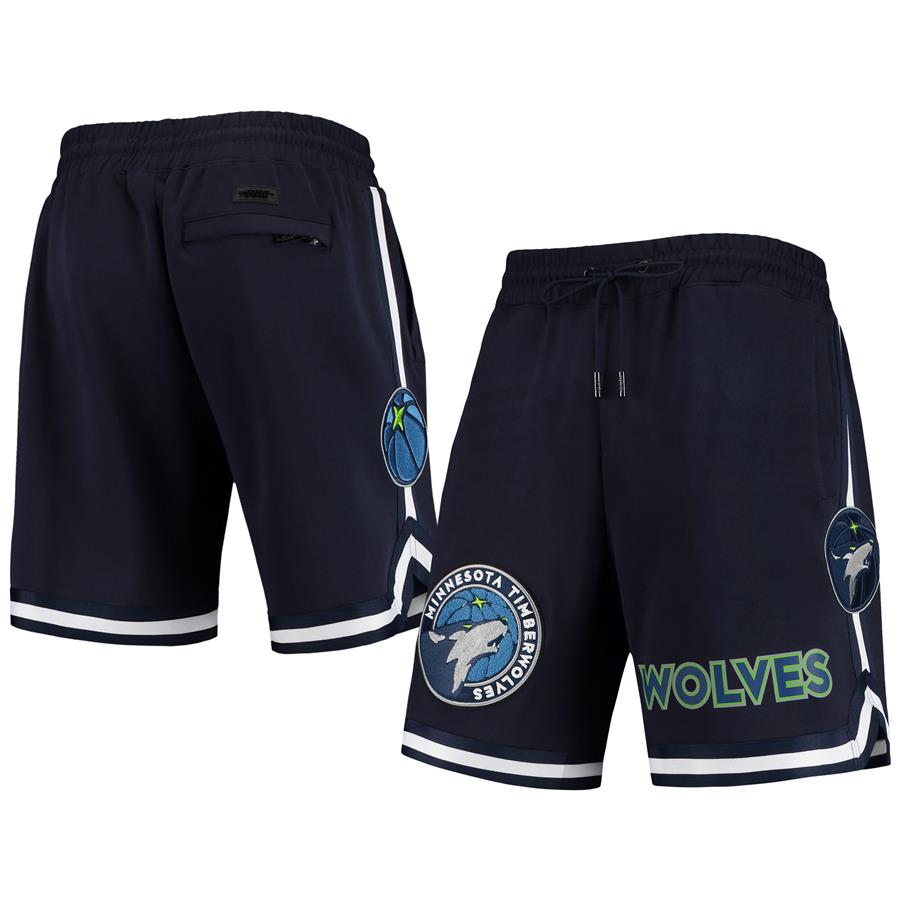 Шорты Minnesota Timberwolves Pro Standard Chenille (тёмно-синий)