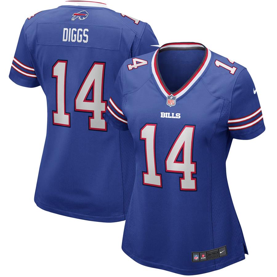 Stefon Diggs Buffalo Bills Nike Women's Game Logo Game Player Jersey - Royal