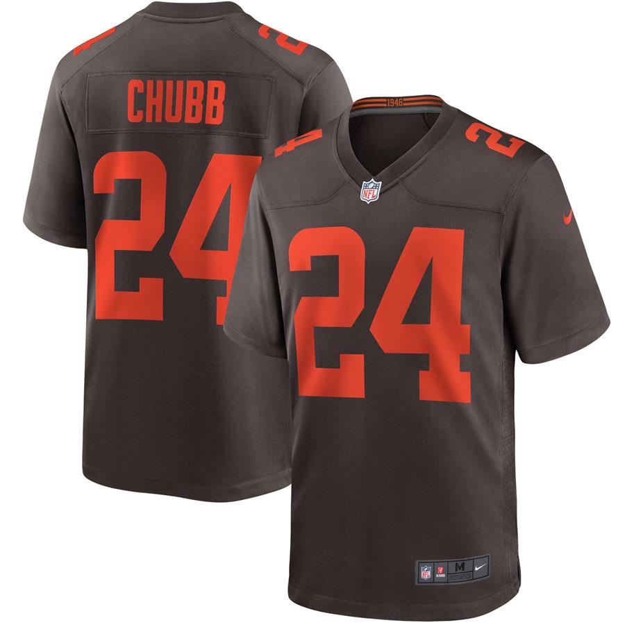 Nick Chubb Cleveland Browns Nike Alternate Game Jersey - Brown