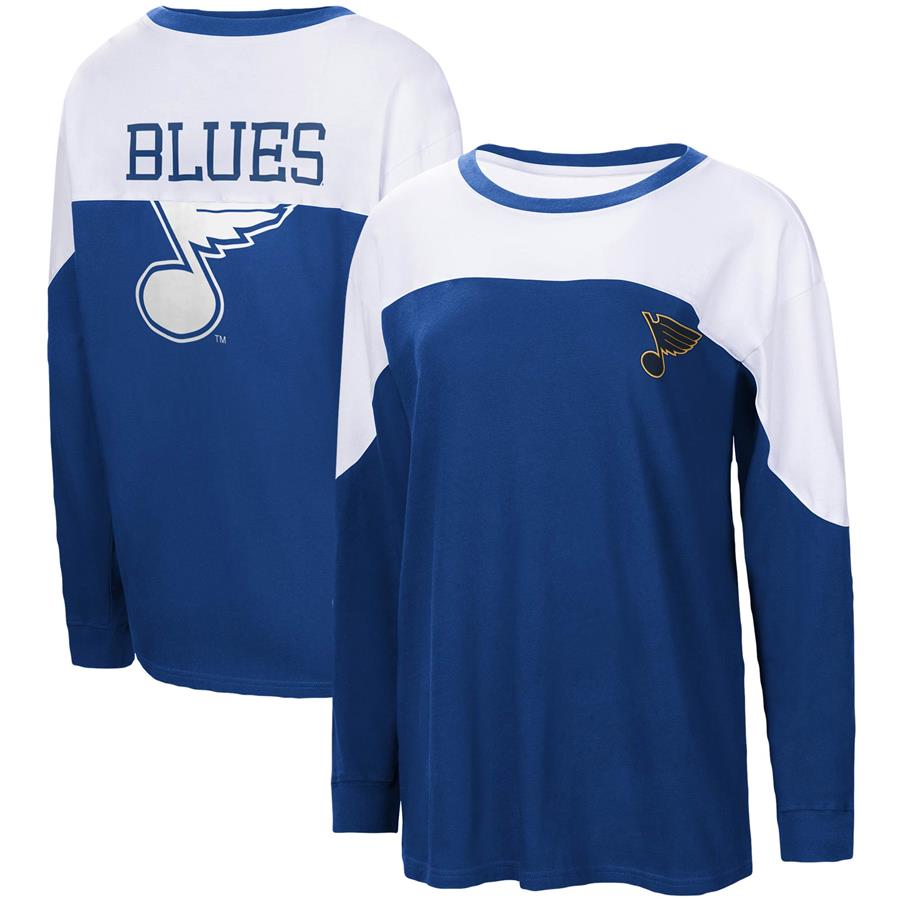 St. Louis Blues G-III 4Her by Carl Banks Women's Pop Fly Long Sleeve T-Shirt - Blue
