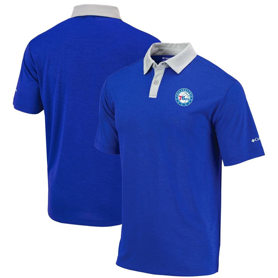 Philadelphia 76ers Columbia Range Polo - Royal