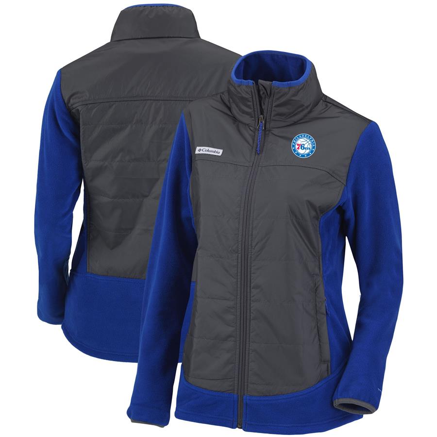 Philadelphia 76ers Columbia Women's Basin Butte Full-Zip Jacket - Royal