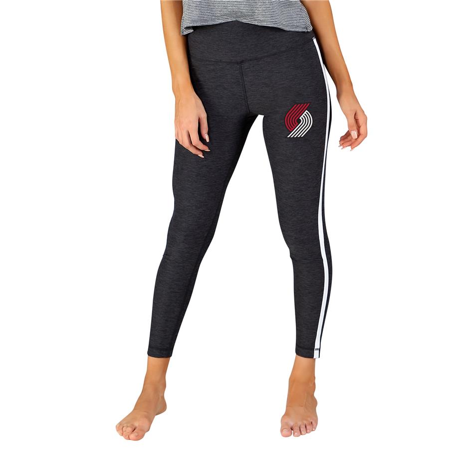Portland Trail Blazers Concepts Sport Women's Centerline Knit Leggings - Charcoal