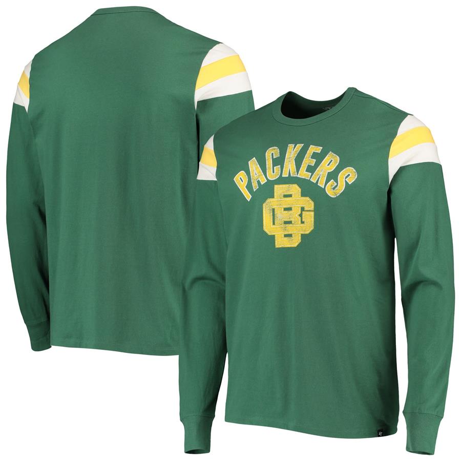 Green Bay Packers '47 Franklin Rooted Long Sleeve T-Shirt - Green