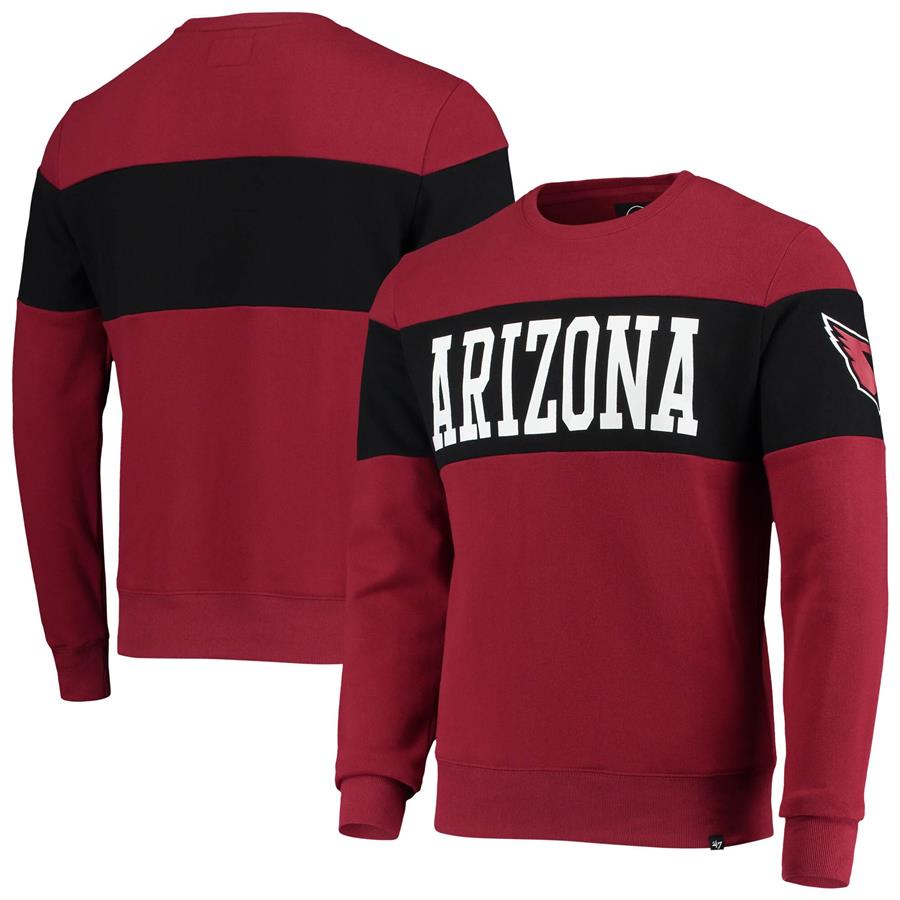 Arizona Cardinals '47 Interstate Throwback Pullover Sweatshirt - Cardinal