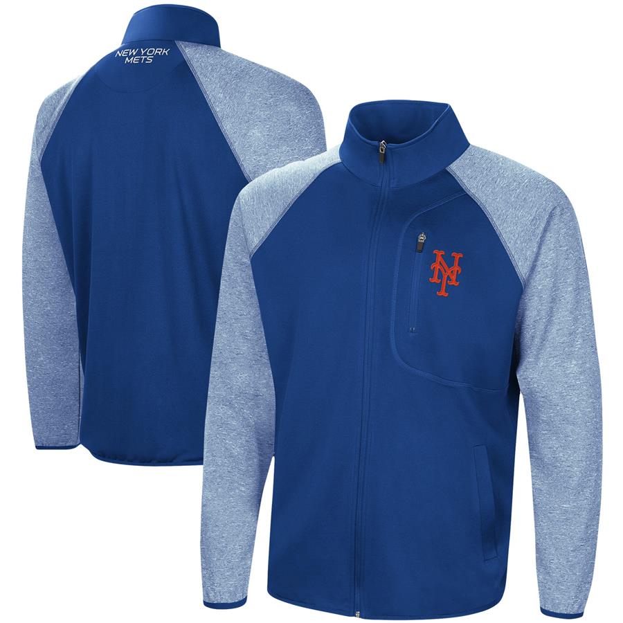 New York Mets G-III Sports by Carl Banks Freestyle Transitional Raglan Full-Zip Jacket - Royal