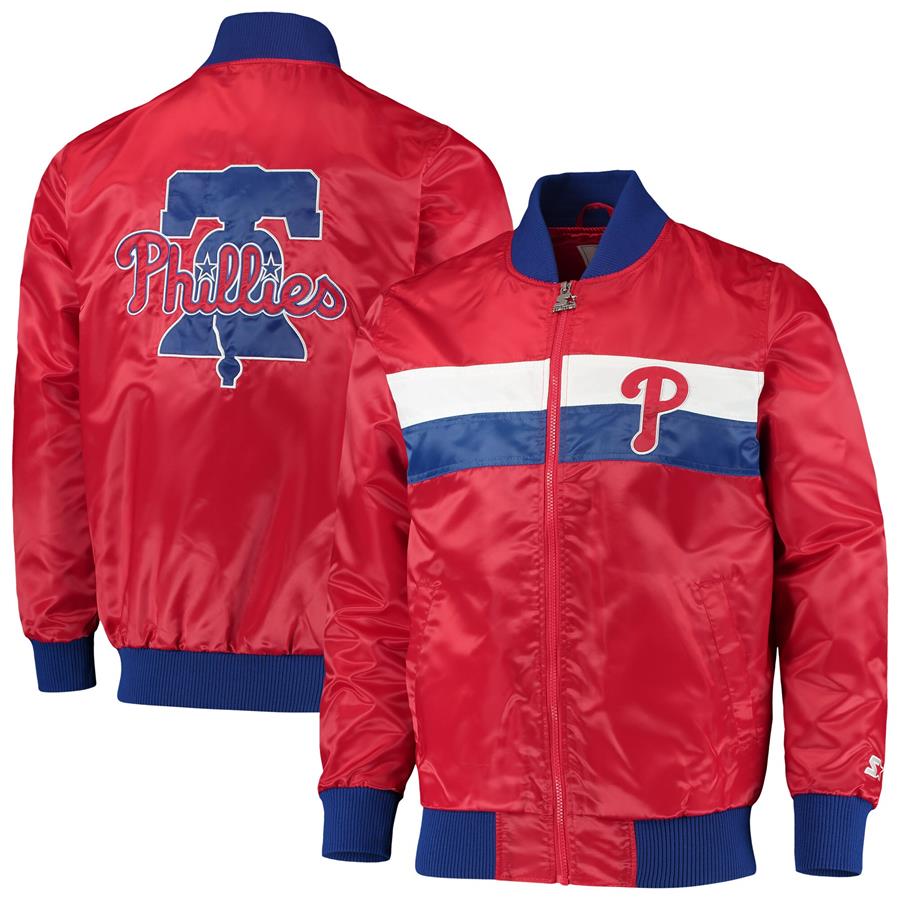 Philadelphia Phillies Starter The Ambassador Full-Zip Jacket - Red
