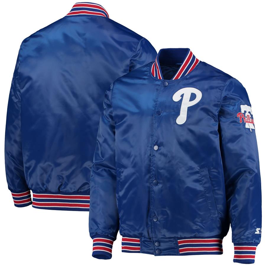 Philadelphia Phillies Starter The Diamond Full-Snap Jacket - Royal