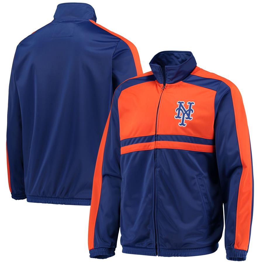 New York Mets G-III Sports by Carl Banks Full-Zip Track Jacket - Royal
