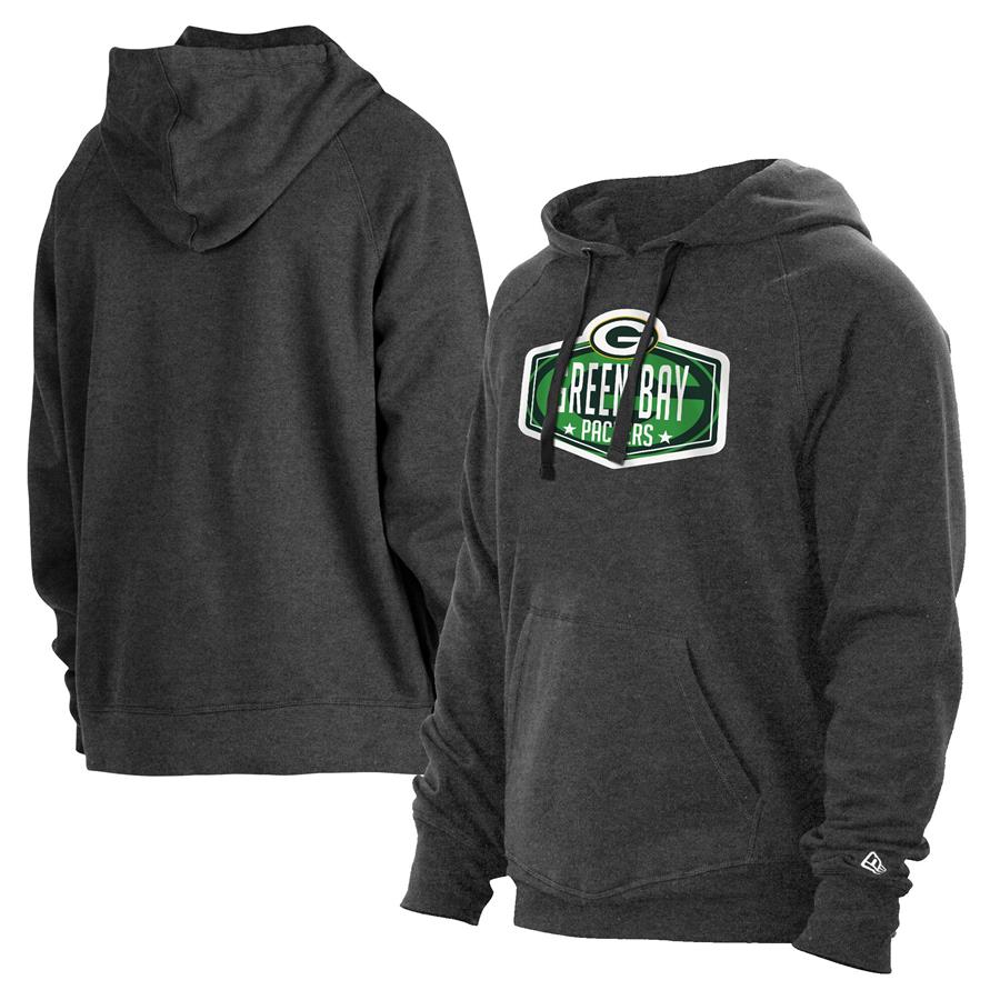 Green Bay Packers New Era 2021 NFL Draft Hook Pullover Hoodie - Charcoal