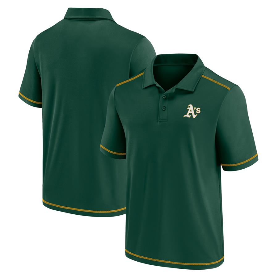 Oakland Athletics Fanatics Branded Primary Team Logo Polo - Green
