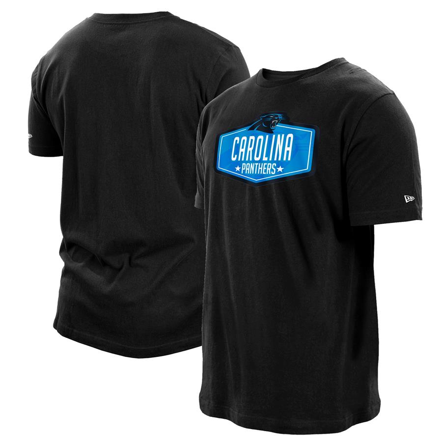 Carolina Panthers New Era 2021 NFL Draft Hook T-Shirt - Black