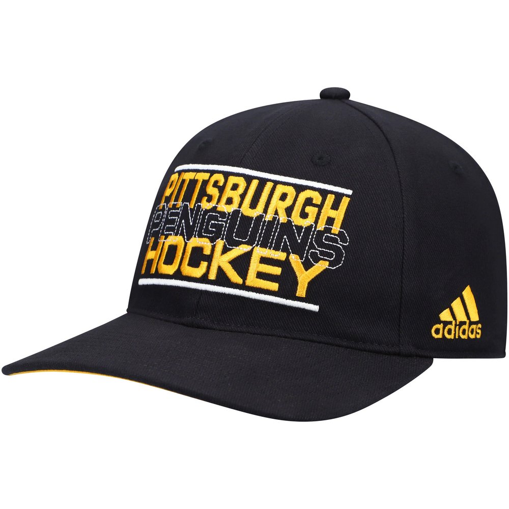 Pittsburgh Penguins adidas Slouch Flex Hat - Black