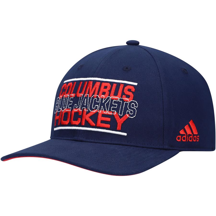 Columbus Blue Jackets adidas Slouch Flex Hat - Navy