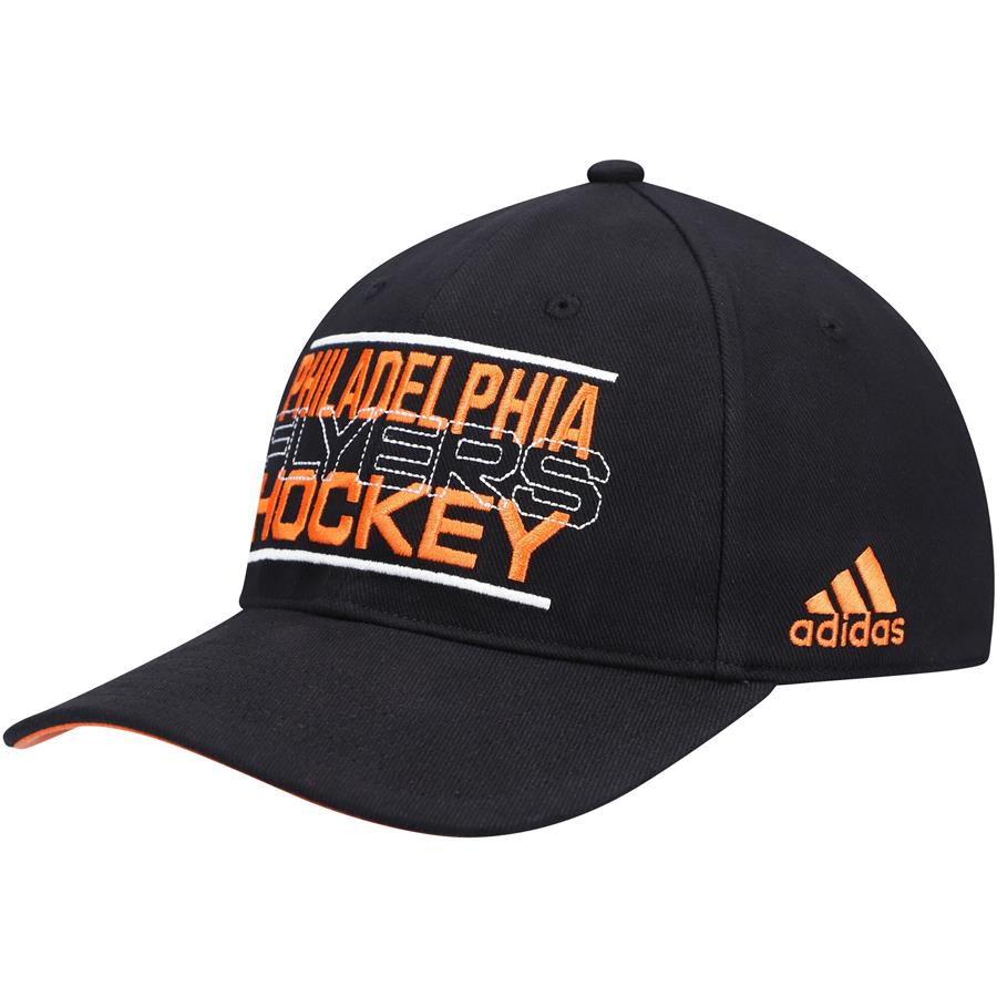 Philadelphia Flyers adidas Slouch Flex Hat - Black
