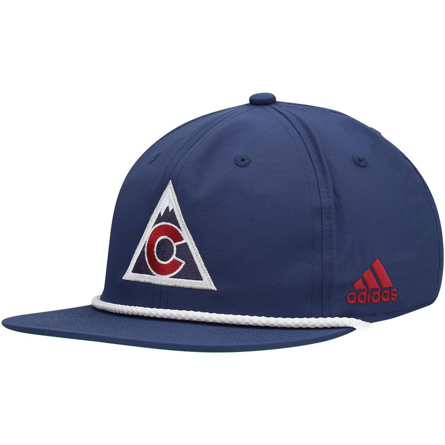 Colorado Avalanche adidas Rope Adjustable Hat - Navy