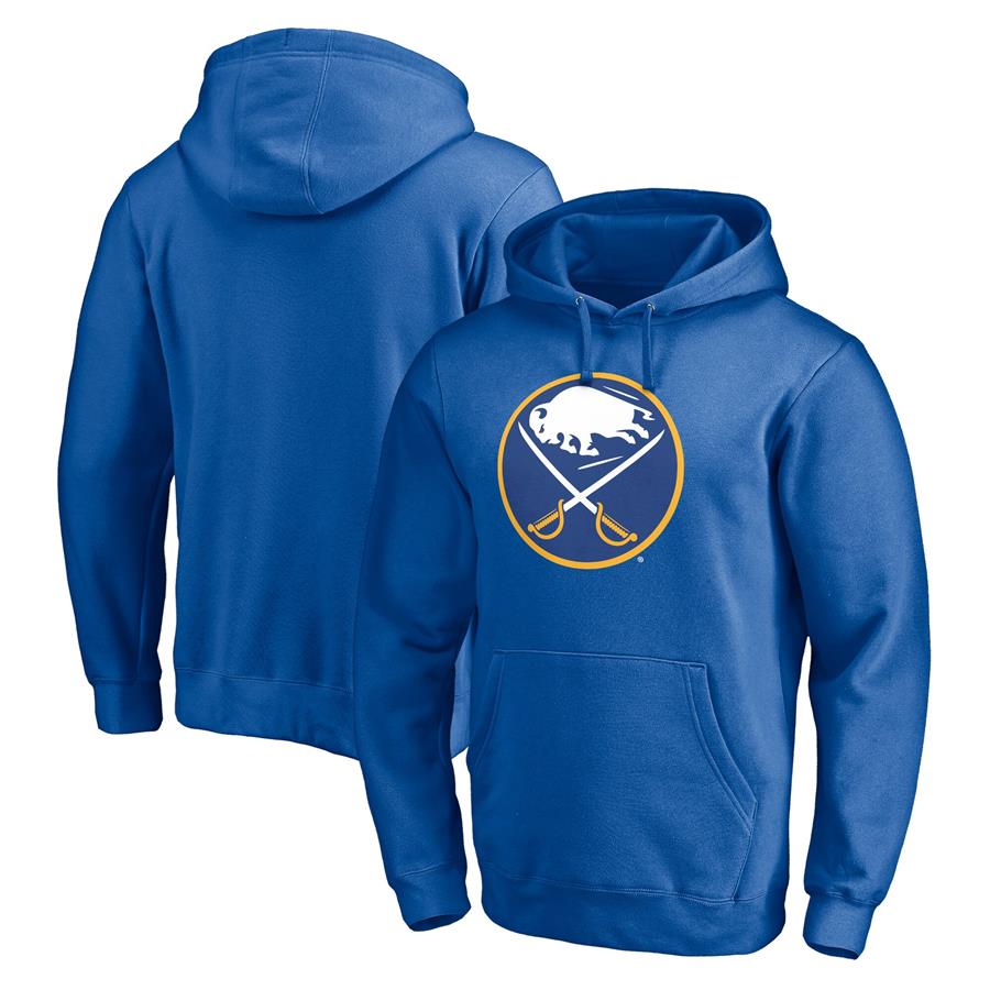 Buffalo Sabres Fanatics Branded Primary Logo Pullover Hoodie - Royal