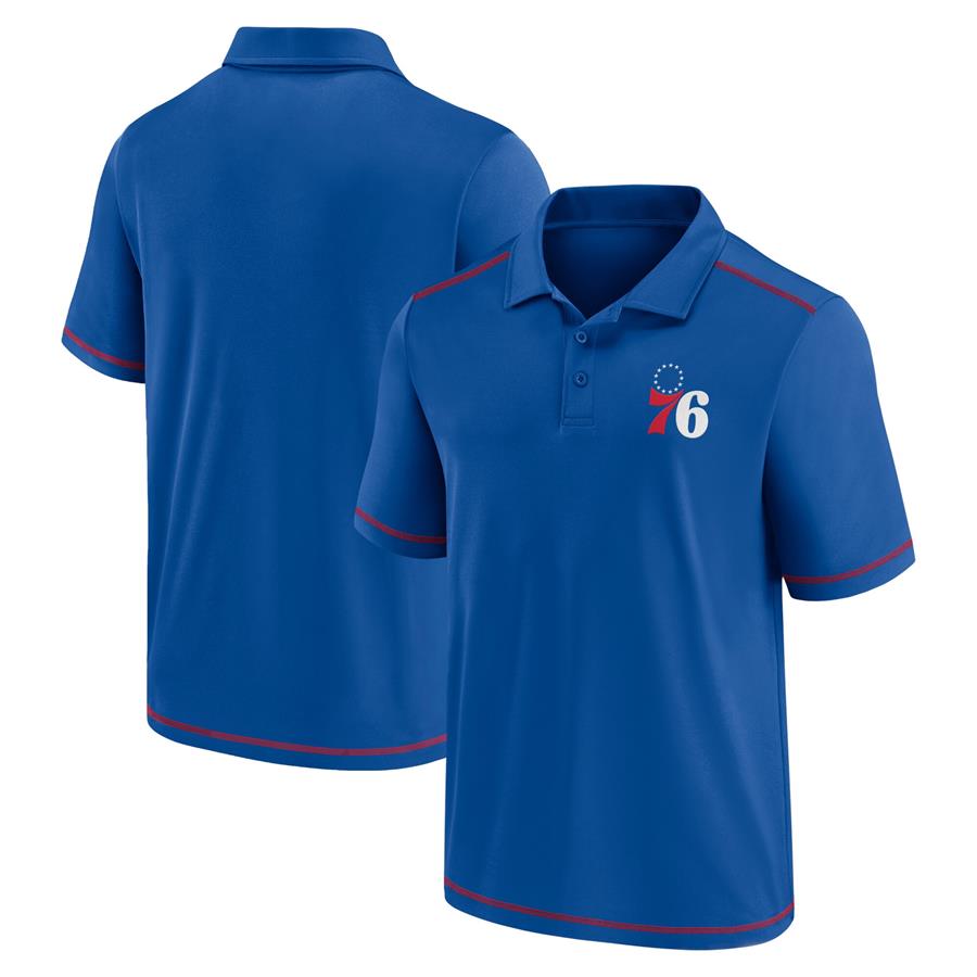 Philadelphia 76ers Fanatics Branded Primary Logo Polo - Royal