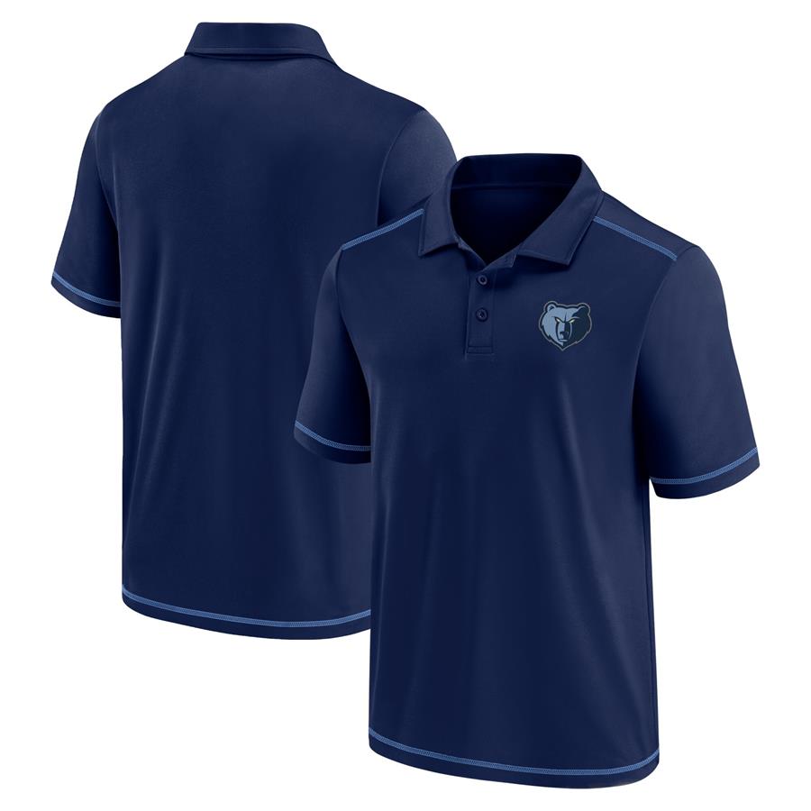 Memphis Grizzlies Fanatics Branded Primary Logo Polo - Navy