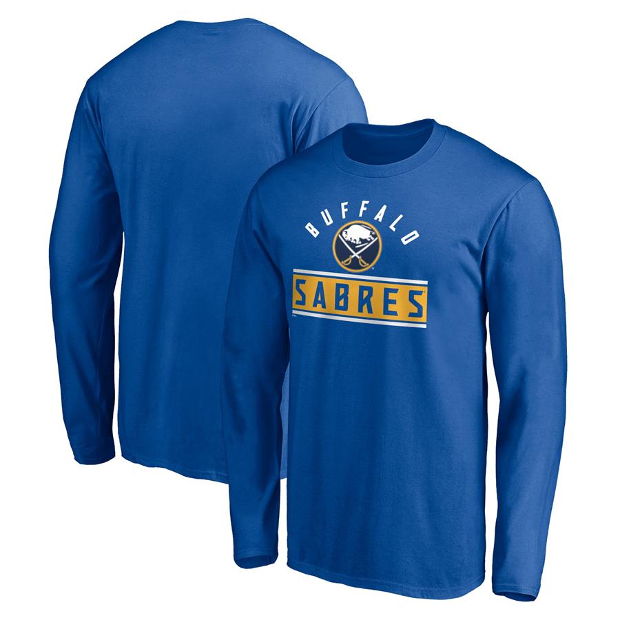Buffalo Sabres Fanatics Branded Team Arc Knockout Long Sleeve T-Shirt - Royal