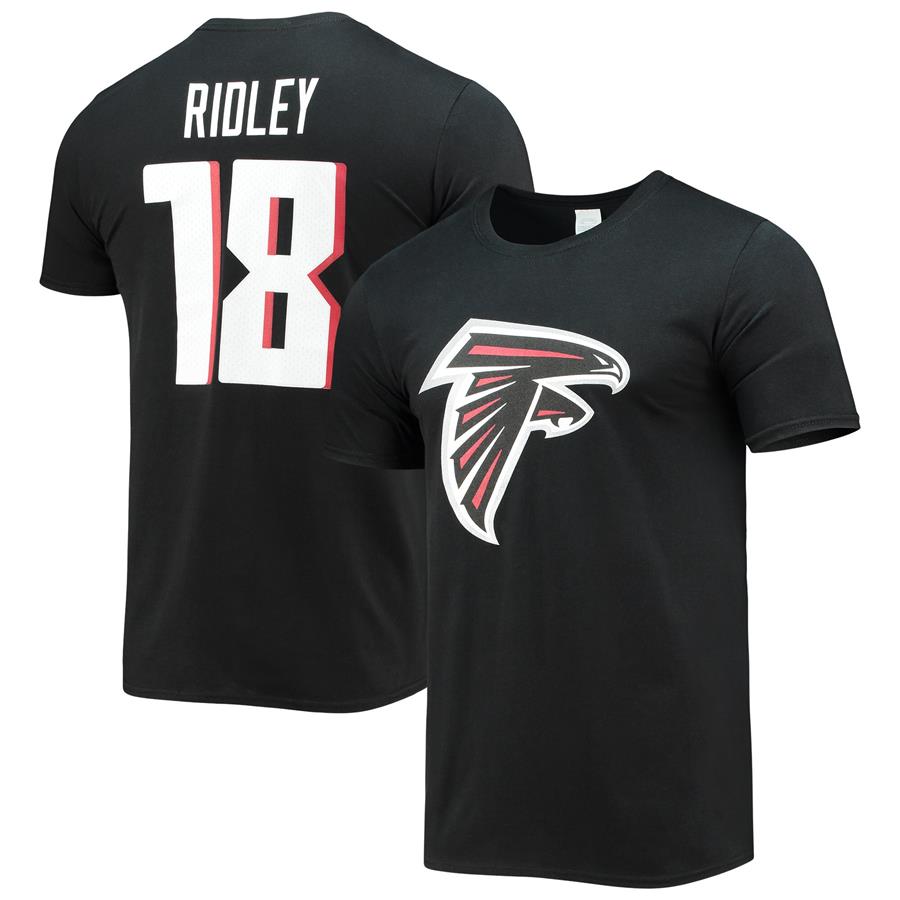 Calvin Ridley Atlanta Falcons Fanatics Branded Player Icon Name & Number T-Shirt - Black