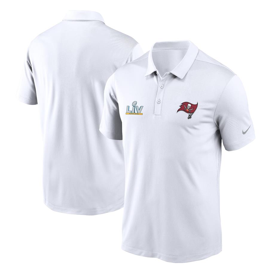 Tampa Bay Buccaneers Nike Super Bowl LV Bound Polo - White