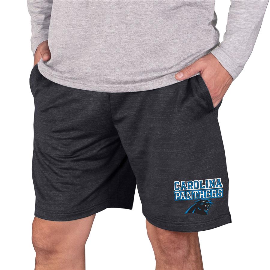 Carolina Panthers Concepts Sport Bullseye Knit Jam Shorts - Charcoal