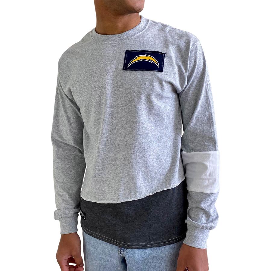 Лонгслив Los Angeles Chargers Refried Apparel Sustainable Angle (серый)