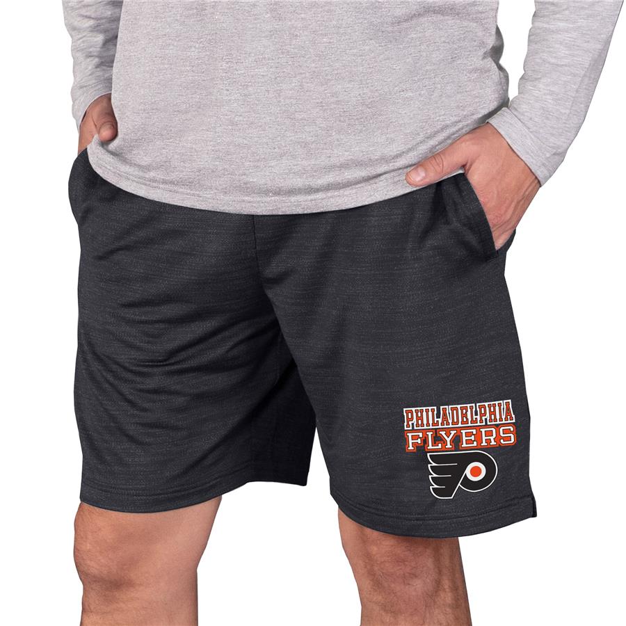 Philadelphia Flyers Concepts Sport Bullseye Knit Jam Shorts - Charcoal