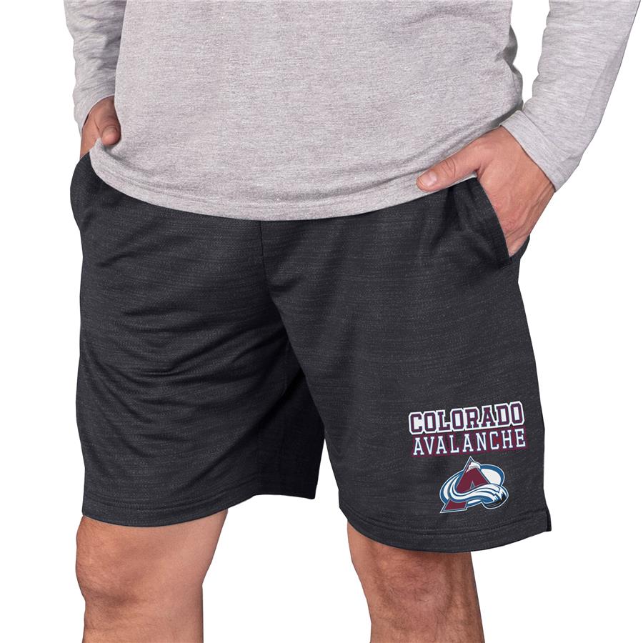 Colorado Avalanche Concepts Sport Bullseye Knit Jam Shorts - Charcoal