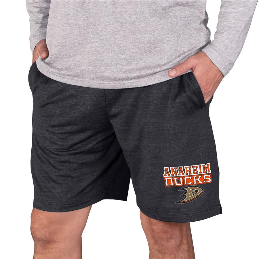 Anaheim Ducks Concepts Sport Bullseye Knit Jam Shorts - Charcoal