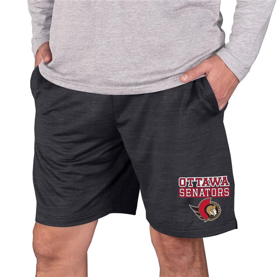 Ottawa Senators Concepts Sport Bullseye Knit Jam Shorts - Charcoal