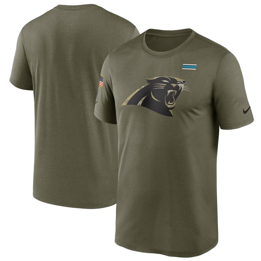 Carolina Panthers Nike 2021 Salute To Service Legend Performance T-Shirt - Olive