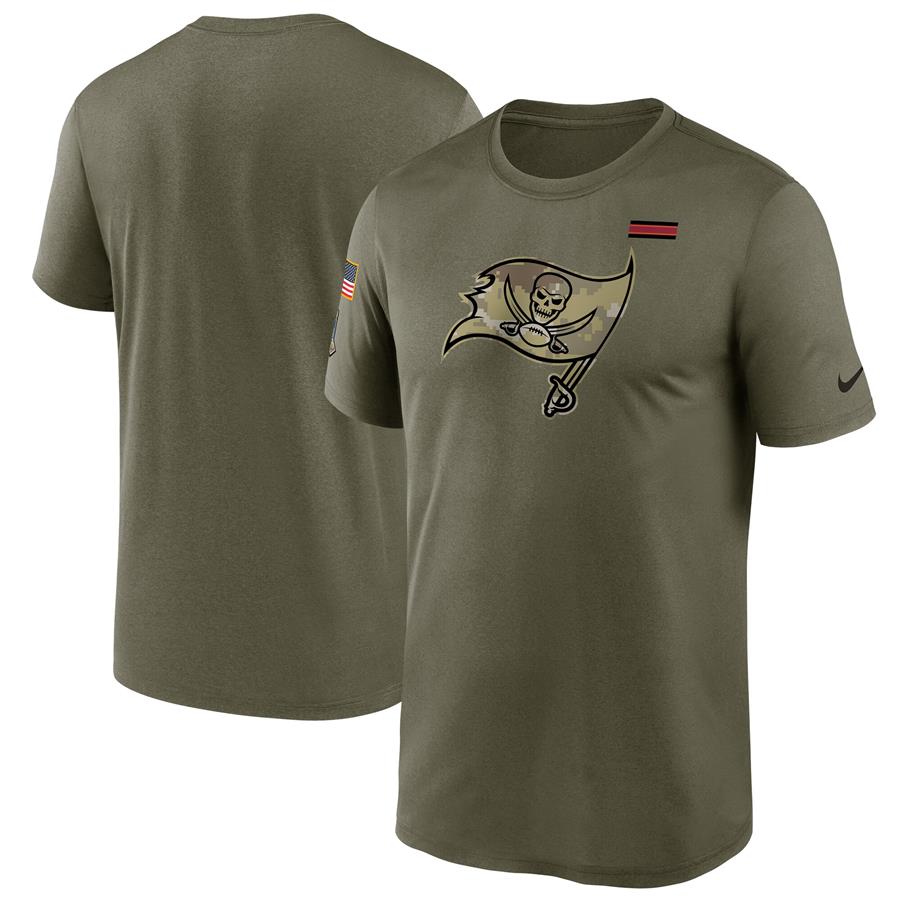 Tampa Bay Buccaneers Nike 2021 Salute To Service Legend Performance T-Shirt - Olive