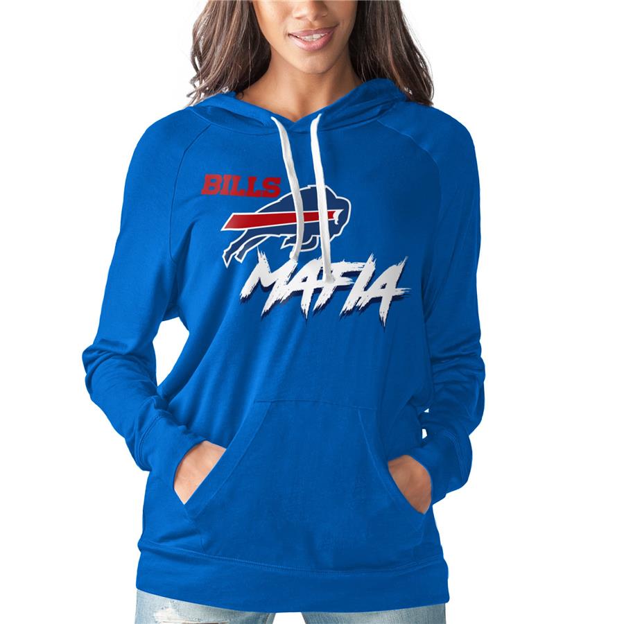 Buffalo Bills Touch by Alyssa Milano Women's Bills Mafia Pre-Game Pullover Hoodie - Royal