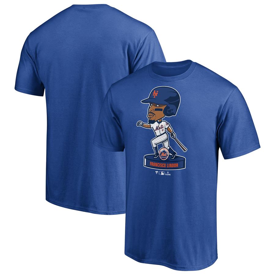 Francisco Lindor New York Mets Fanatics Branded Player Graphic T-Shirt - Royal