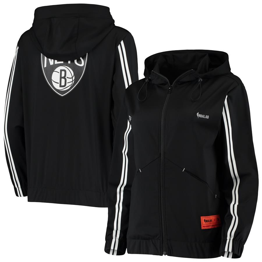 Brooklyn Nets Qore Women's Everyday Team Full-Zip Jacket - Black