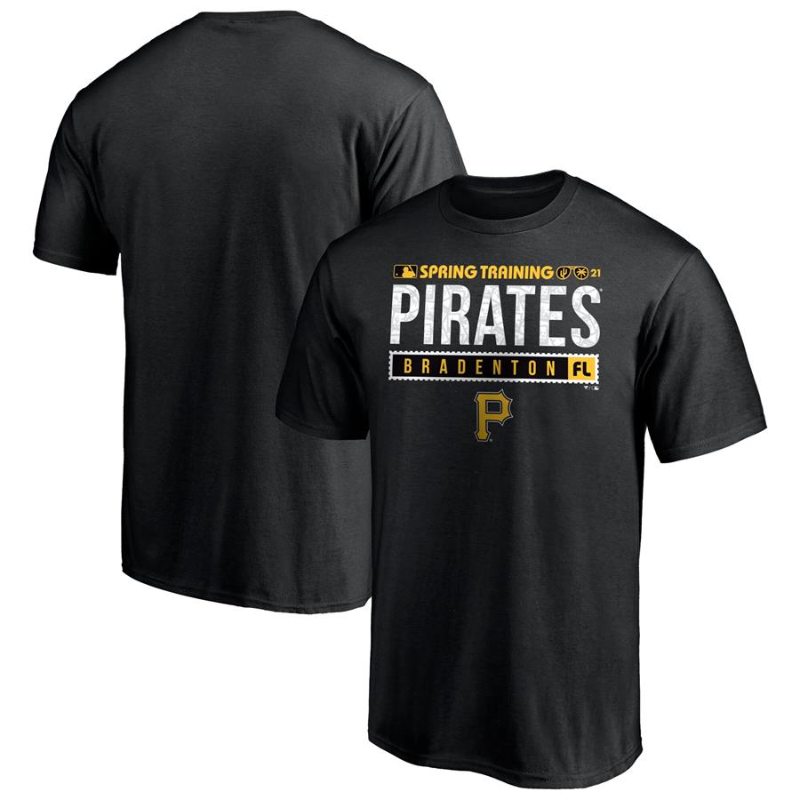 Pittsburgh Pirates Fanatics Branded 2021 Spring Training Uncle Charlie T-Shirt - Black