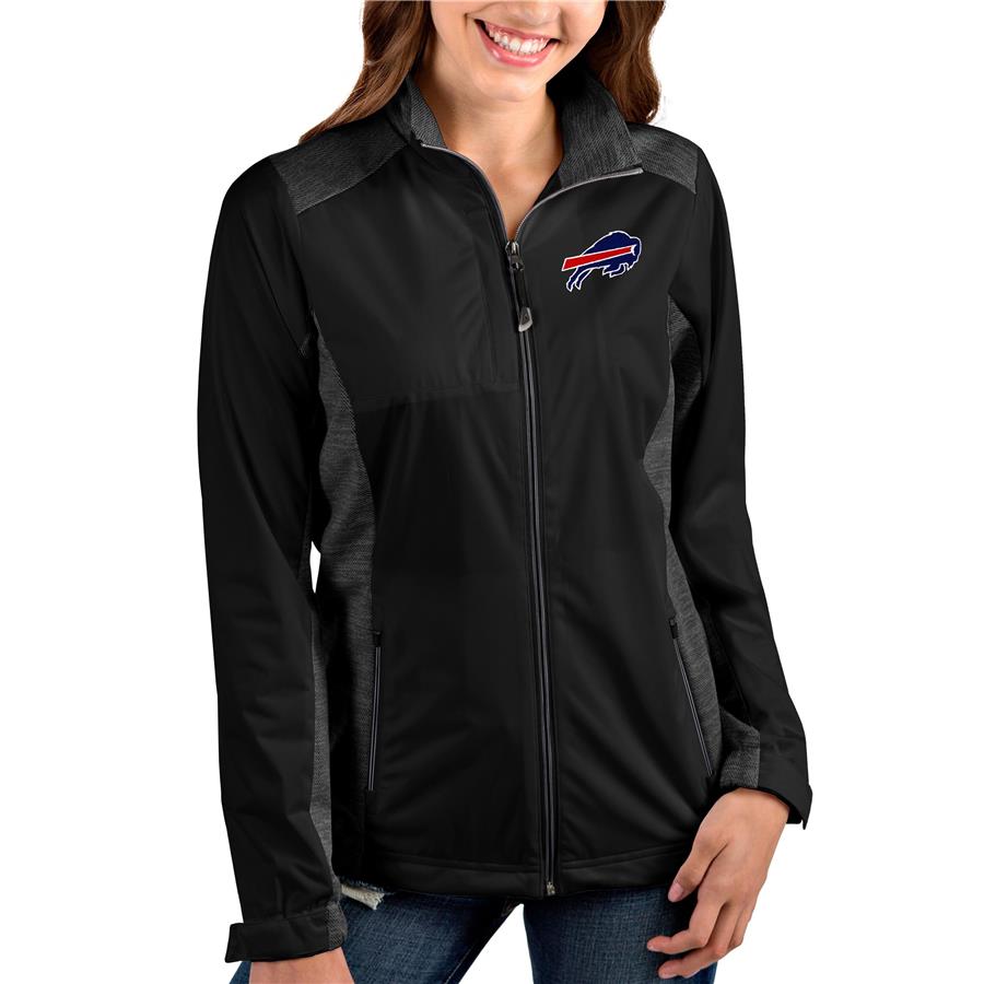 Buffalo Bills Antigua Women's Revolve Full-Zip Jacket - Black