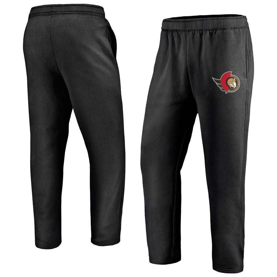 Ottawa Senators Fanatics Branded Primary Logo Sweatpants - Black