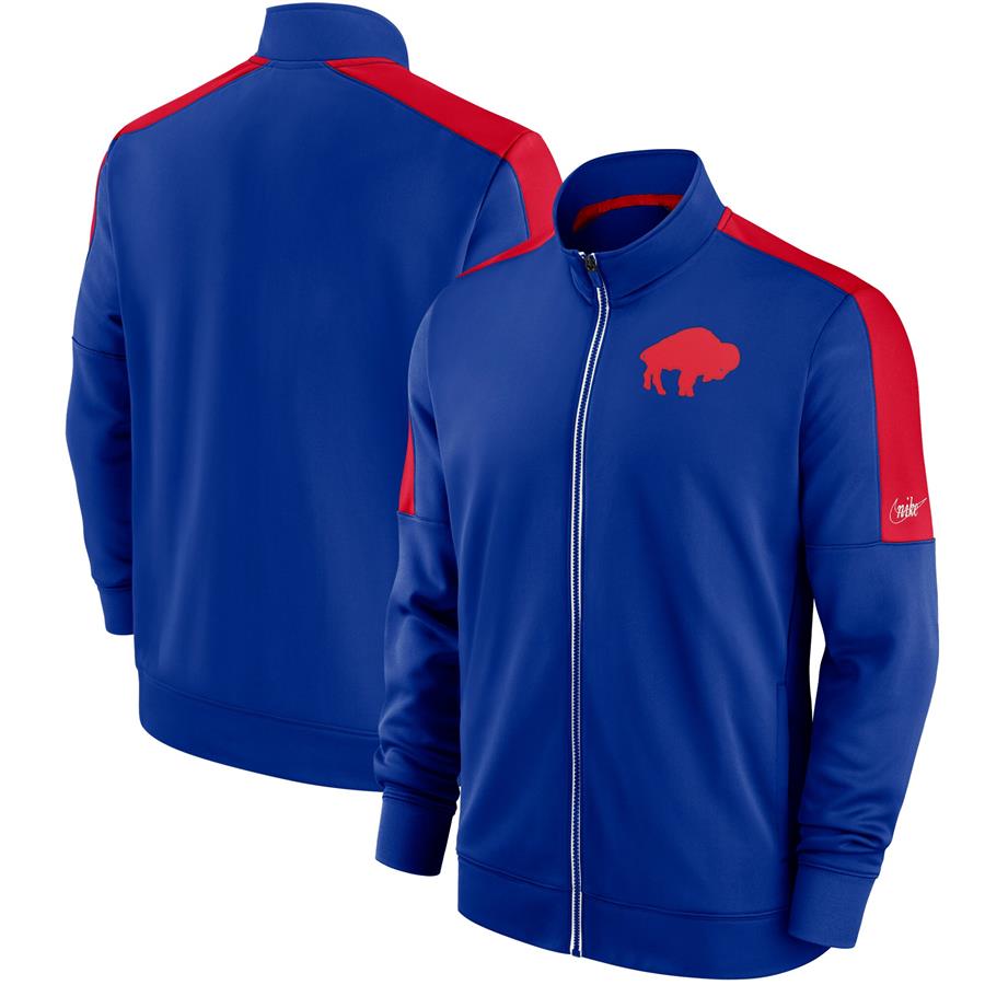 Buffalo Bills Nike Historic Track Full-Zip Jacket - Royal